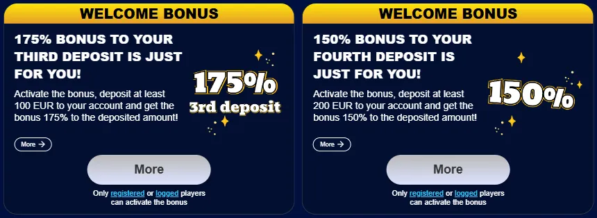 Bonuses and Promotions
